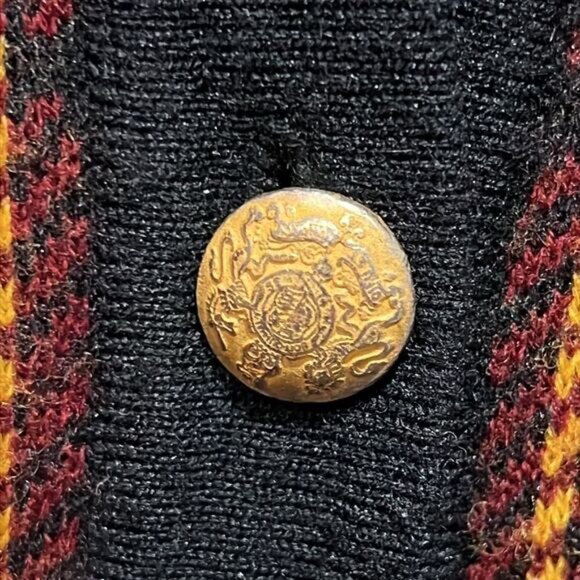 Jones New York Wool Blend Plaid Button Up Cardigan Size S  fits S M - Picture 5 of 10